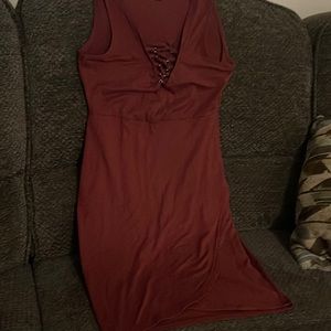 Maroon dress